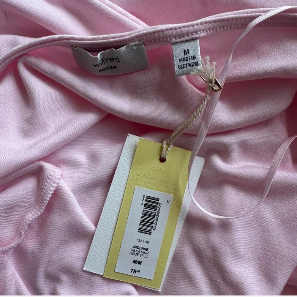 Aritzia Pink Women's Halter Neck Dress - Picture 4 of 4